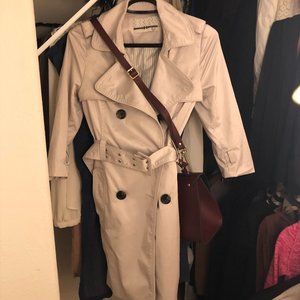 The Modern Trench Coat- Pearl Color- SZ 00/XS